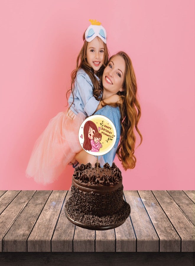 فيستيكو زينة كعكة عيد ميلاد سعيد من فيستيكو® للأم، زينة كعكة، زينة حفلة عيد ميلاد للأم، لوازم تزيين كعكة عيد الأم - Image 4